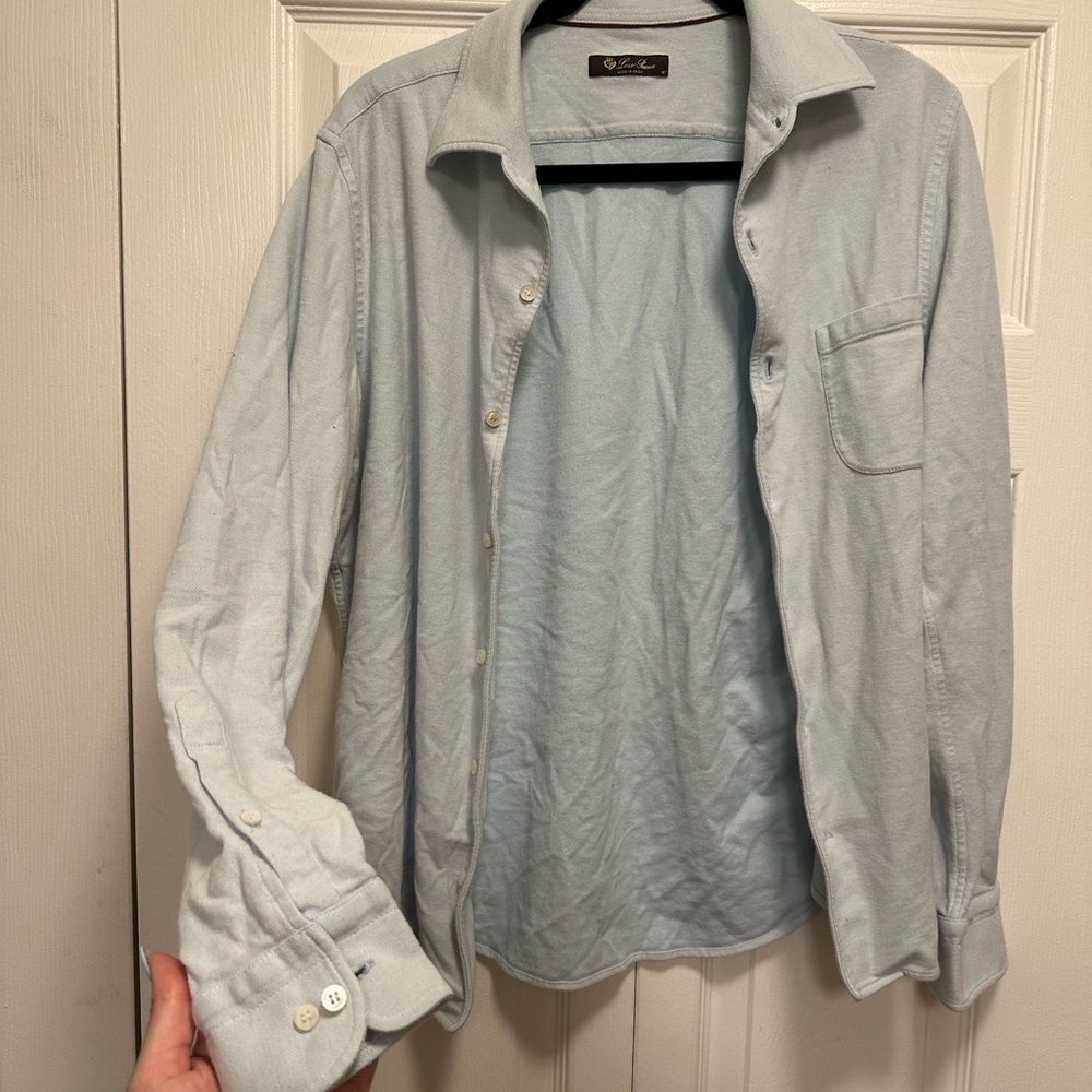 Loro Piana Button Front Cotten Blend Men’s Shirt
